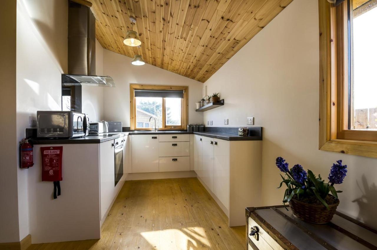Fern Lodge - 2 Bedroom Log Cabin - Saint Florence - Tenby 외부 사진